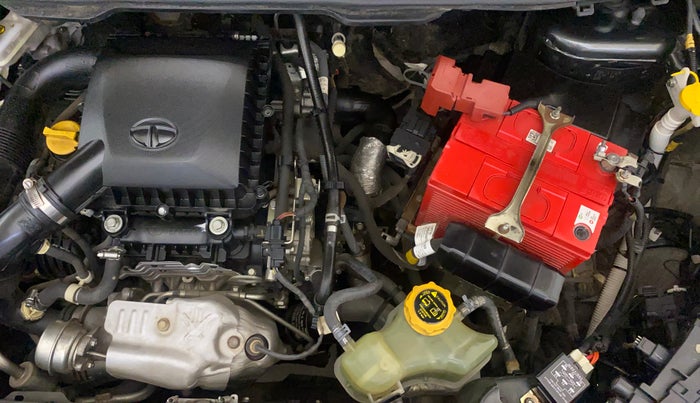 2023 Tata NEXON FEARLESS PLUS S 1.2 REVOTRON 7 DCA DT, Petrol, Automatic, 54,283 km, Engine View - Left