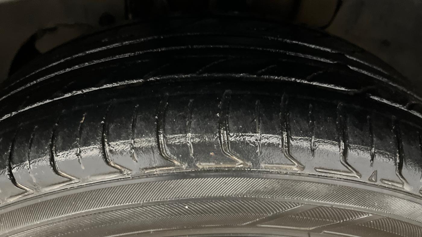 2022 Tata TIGOR XZ CNG, CNG, Manual, 67,972 km, Left Front Tyre Tread