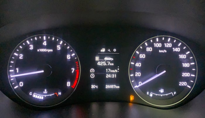 2016 Hyundai Elite i20 ASTA 1.2, Petrol, Manual, 24,487 km, Odometer Image