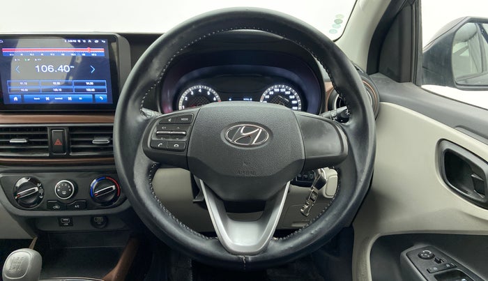 2021 Hyundai AURA S 1.2 CNG, CNG, Manual, 25,163 km, Steering Wheel Close Up
