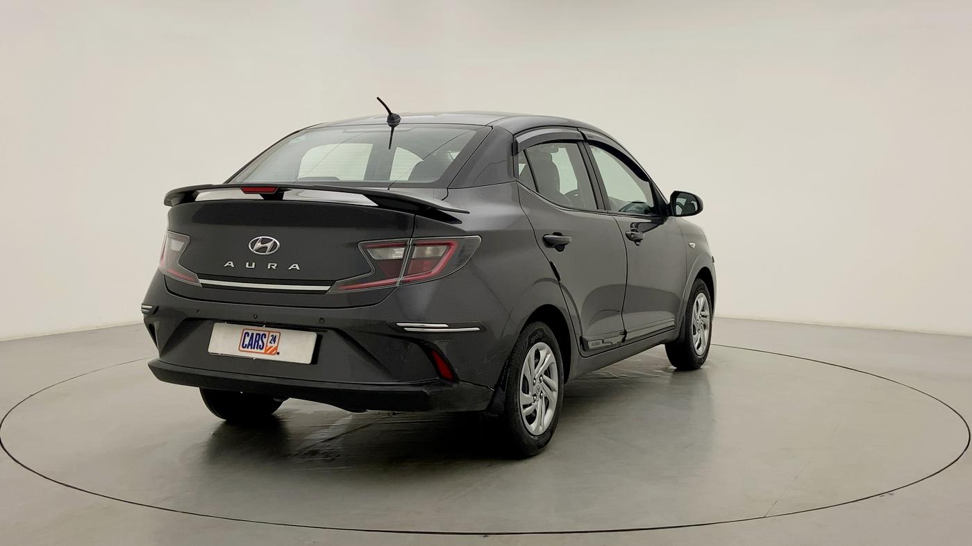 2021 Hyundai AURA S 1.2 CNG, CNG, Manual, 25,163 km, Right Back Diagonal