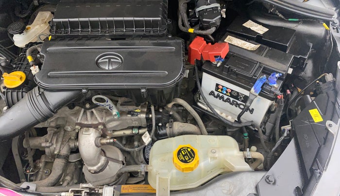 2023 Tata TIGOR XZA PLUS PETROL, Petrol, Automatic, 13,607 km, Engine View - Left