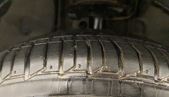 2023 Tata TIGOR XZA PLUS PETROL, Petrol, Automatic, 13,607 km, Left Front Tyre Tread