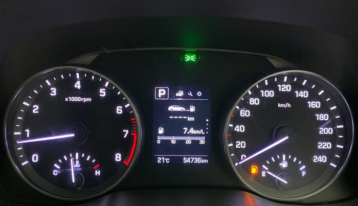 2017 Hyundai New Elantra 2.0 SX AT PETROL, Petrol, Automatic, 54,736 km, Odometer Image