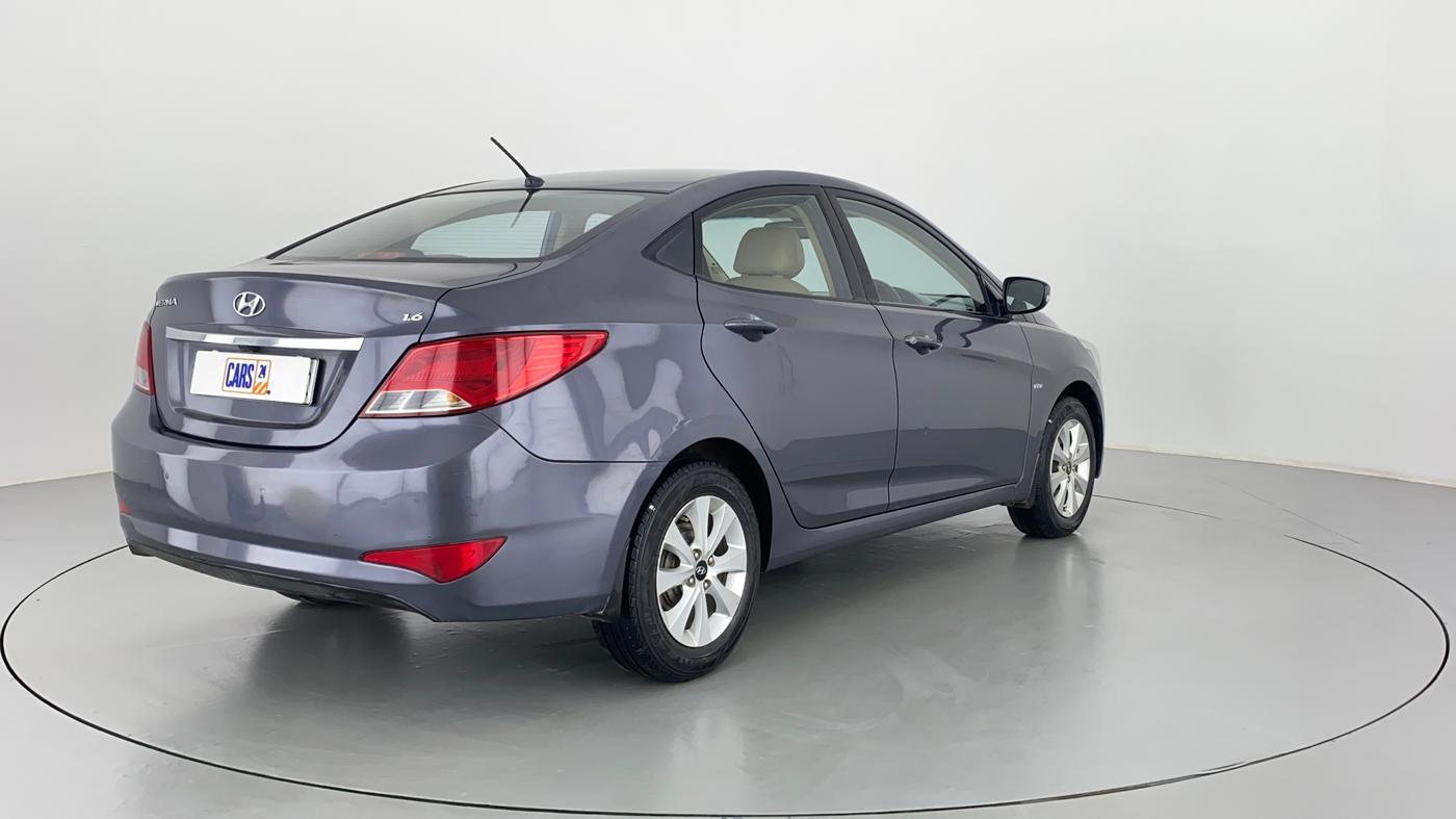 2015 Hyundai Verna FLUIDIC 1.6 VTVT S, Petrol, Manual, 42,111 km, Right Back Diagonal
