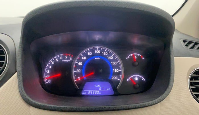 2016 Hyundai Grand i10 SPORTZ 1.2 KAPPA VTVT, Petrol, Manual, 25,890 km, Odometer Image
