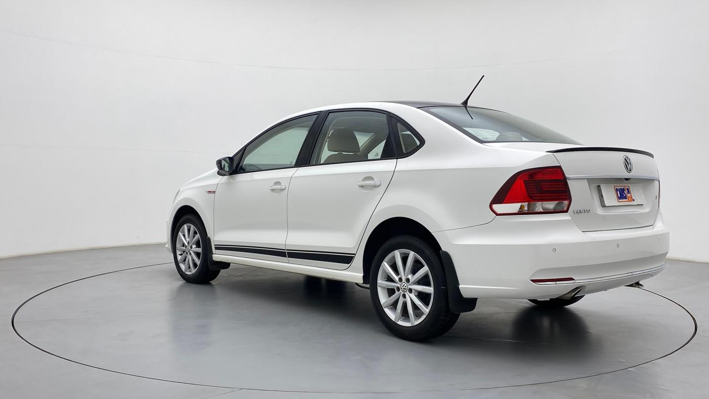 2018 Volkswagen Vento HIGHLINE PLUS TDI AT, Diesel, Automatic, 78,629 km, Left Back Diagonal
