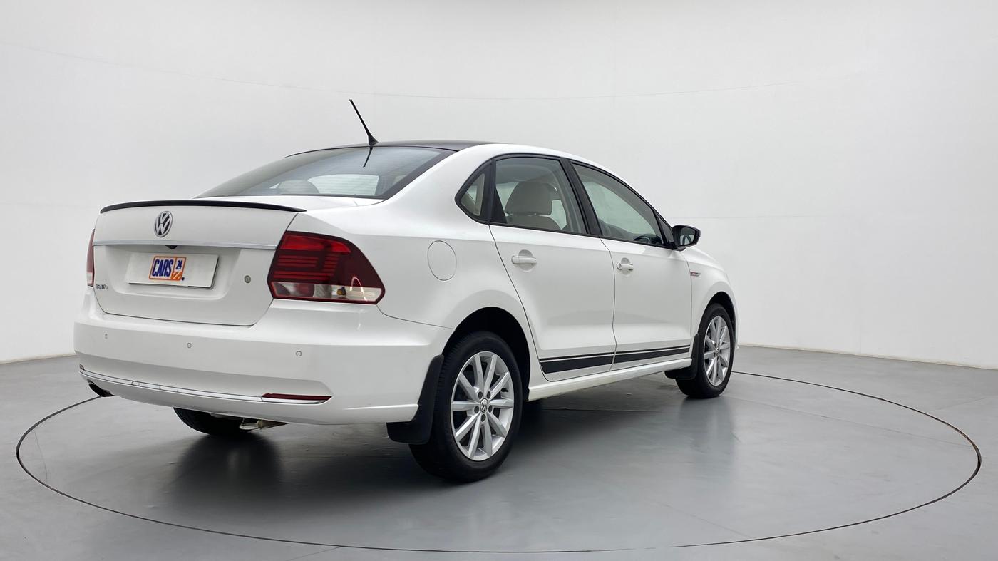 2018 Volkswagen Vento HIGHLINE PLUS TDI AT, Diesel, Automatic, 78,629 km, Right Back Diagonal
