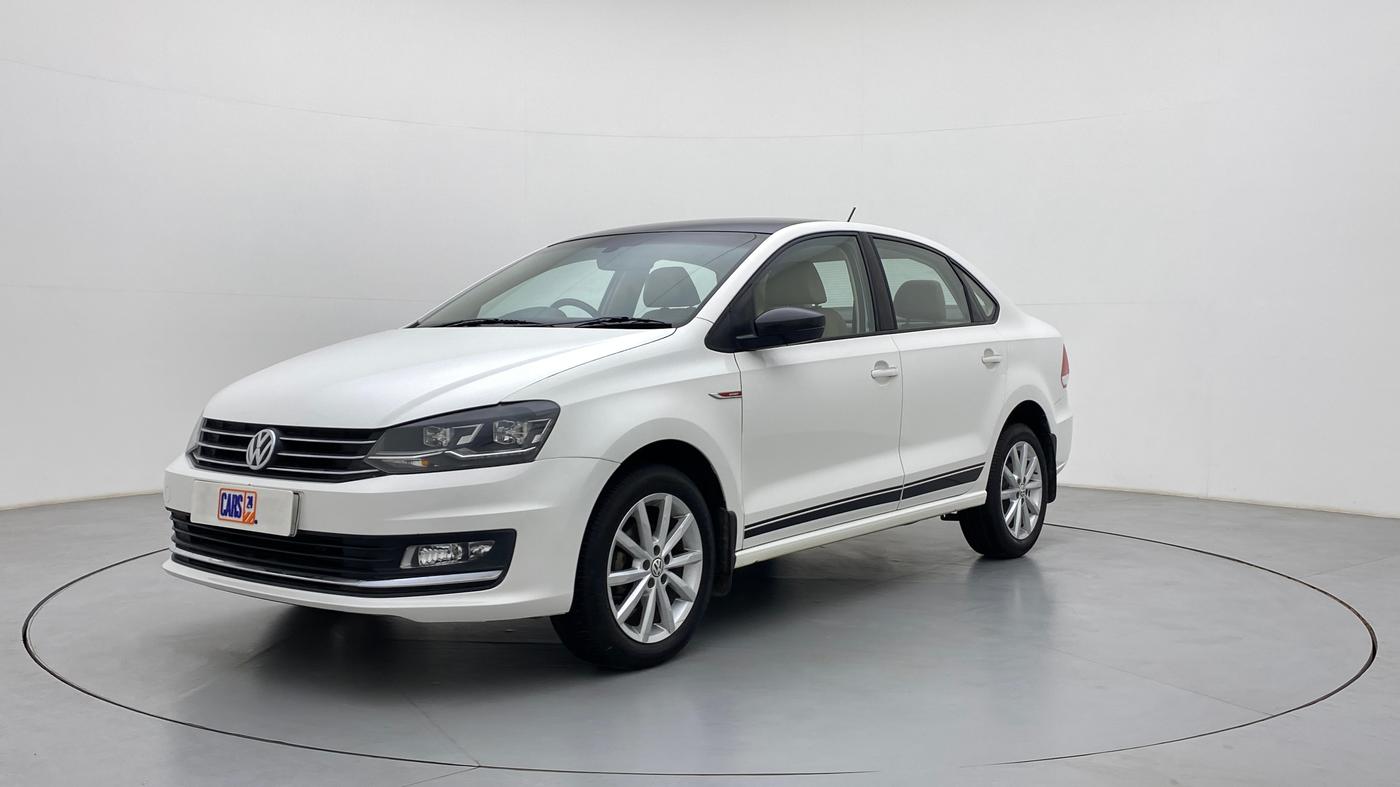 2018 Volkswagen Vento HIGHLINE PLUS TDI AT, Diesel, Automatic, 78,629 km, Left Front Diagonal