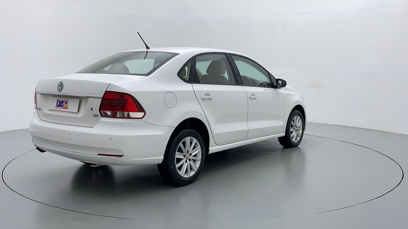 2016 Volkswagen Vento HIGHLINE TDI AT, Diesel, Automatic, 49,292 km, Right Back Diagonal