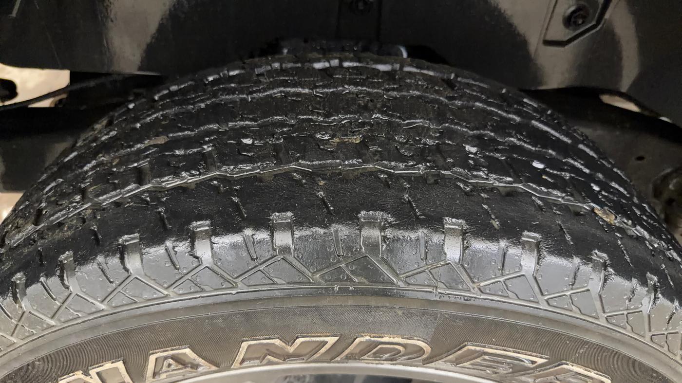 2021 Mahindra Thar LX HT PETROL 4WD MT, Petrol, Manual, 48,223 km, Right Rear Tyre Tread