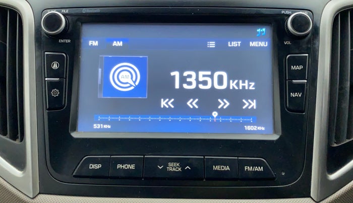 2016 Hyundai Creta SX PLUS 1.6 DIESEL, Diesel, Manual, 78,990 km, Infotainment System