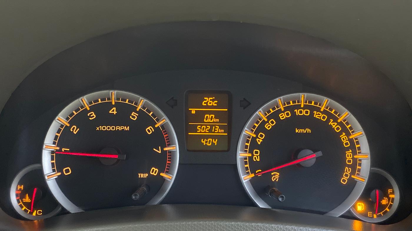 2013 Maruti Ertiga ZXI, Petrol, Manual, 50,227 km, Odometer Image