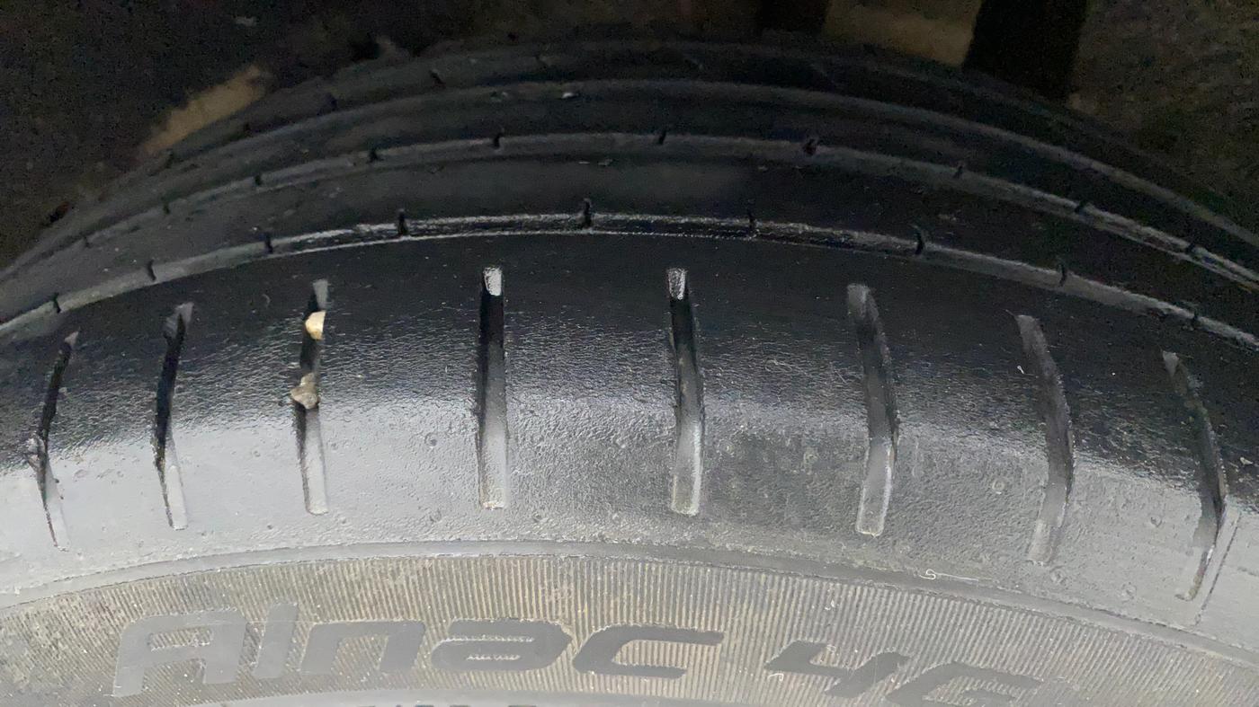 2018 Maruti Baleno ALPHA CVT PETROL 1.2, Petrol, Automatic, 28,582 km, Left Rear Tyre Tread