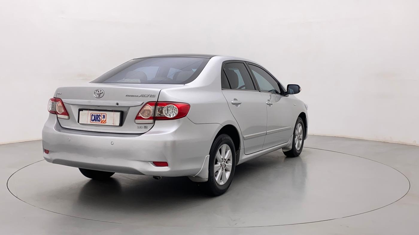 2011 Toyota Corolla Altis G PETROL, Petrol, Manual, 1,02,588 km, Right Back Diagonal