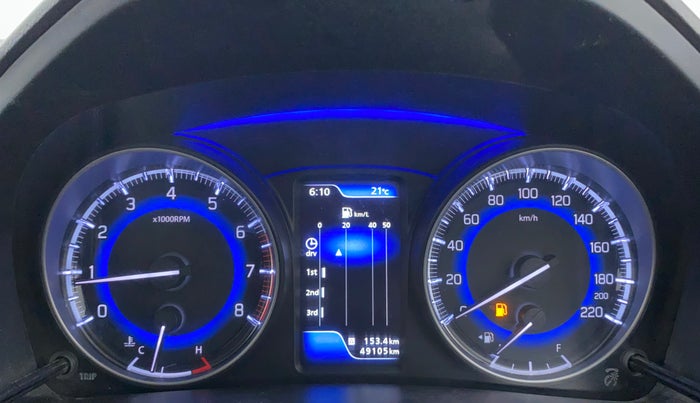 2020 Toyota Glanza G, Petrol, Manual, 49,105 km, Odometer Image