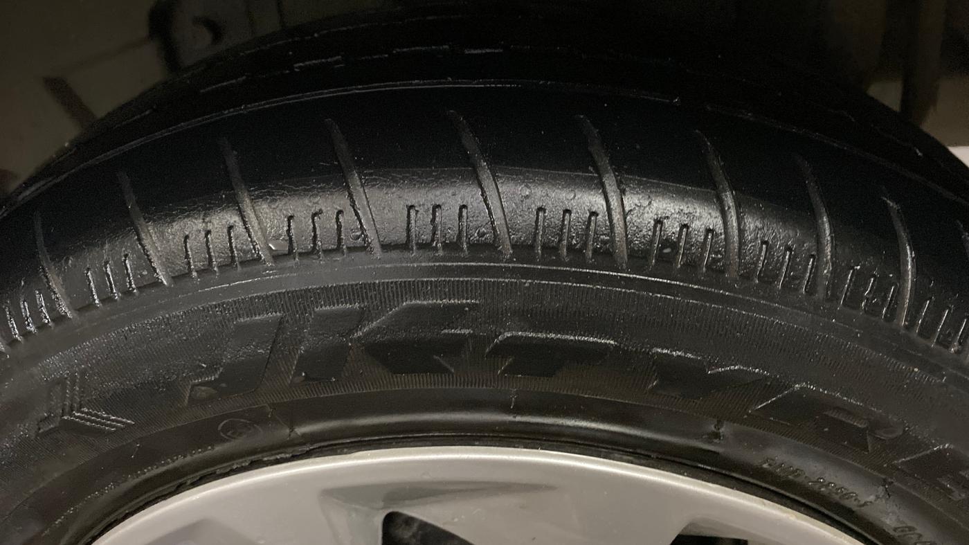 2022 Tata TIGOR XZ PLUS CNG, CNG, Manual, 1,00,828 km, Left Rear Tyre Tread