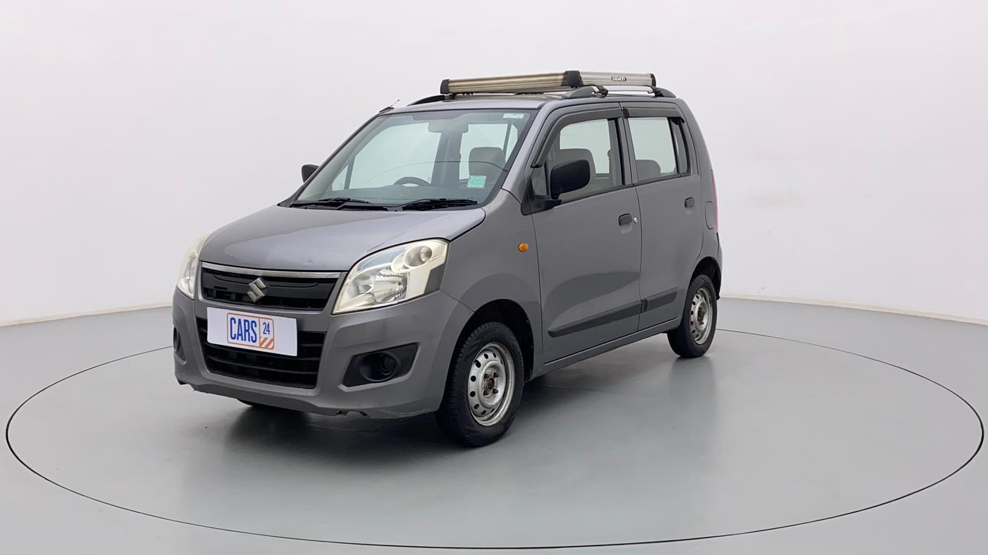 2014 Maruti Wagon R 1.0 LXI, Petrol, Manual, 77,344 km, Left Front Diagonal