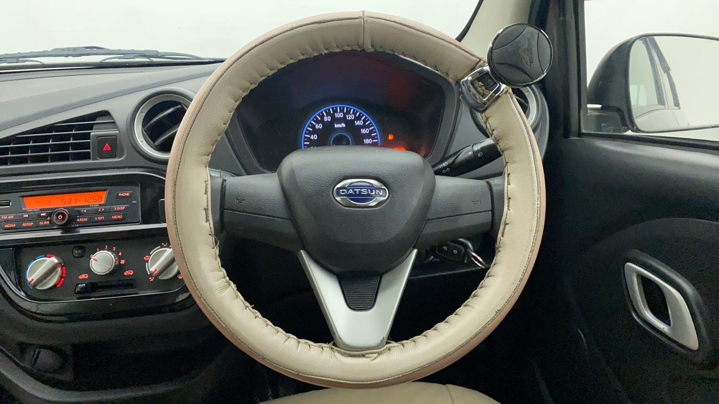 2018 Datsun Redi Go T(O) 1.0, Petrol, Manual, 36,965 km, Steering Wheel Close Up