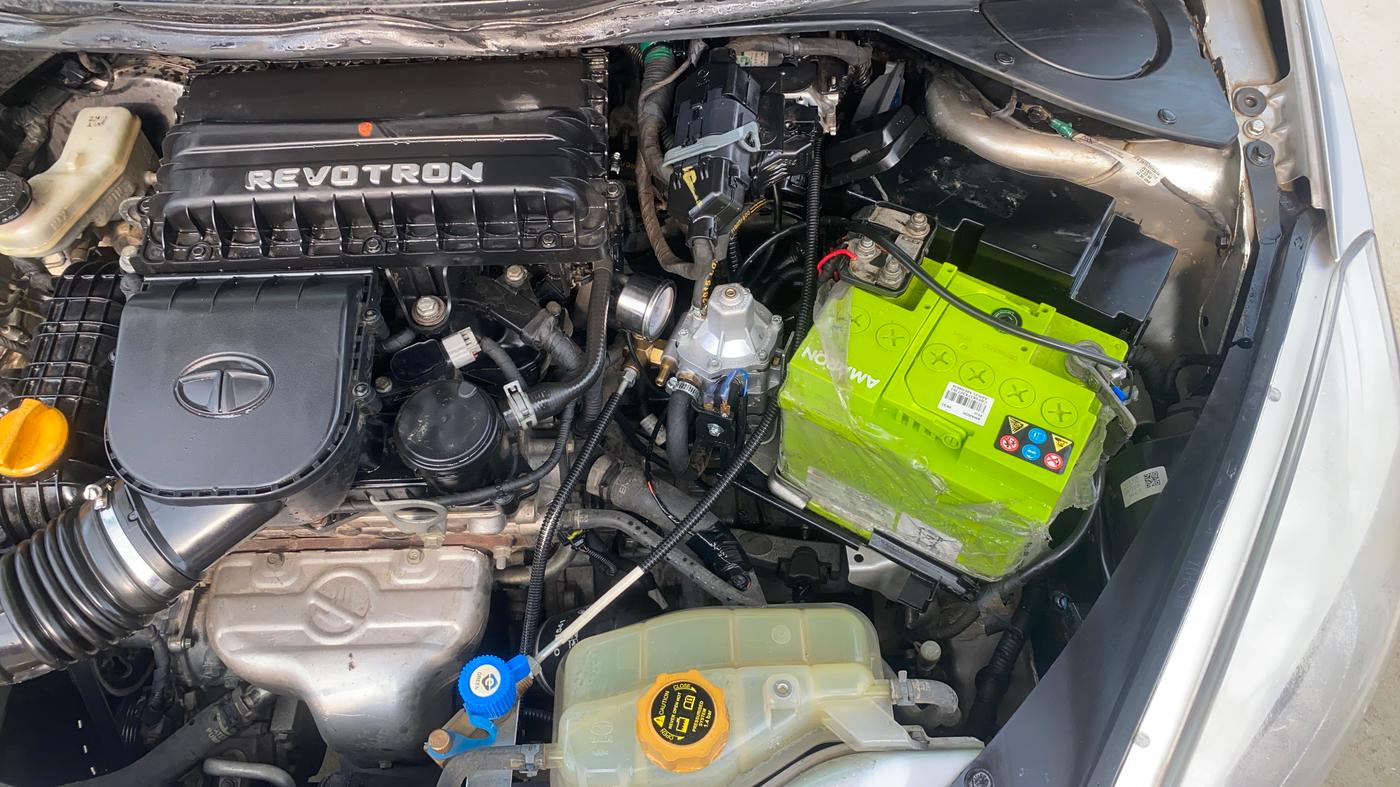 2018 Tata TIGOR XT PETROL, CNG, Manual, 62,047 km, Engine View - Left