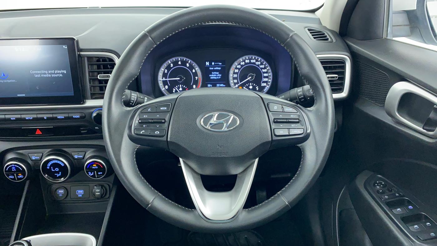2019 Hyundai VENUE 1.0 TURBO GDI SX+ AT, Petrol, Automatic, 25,161 km, Steering Wheel Close Up