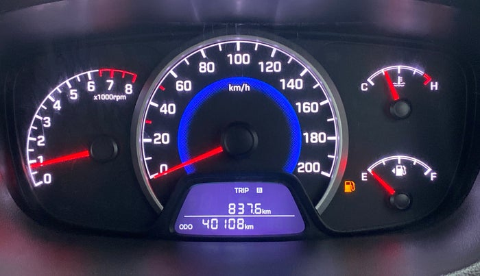 2017 Hyundai Grand i10 MAGNA 1.2 KAPPA VTVT, Petrol, Manual, 40,108 km, Odometer Image