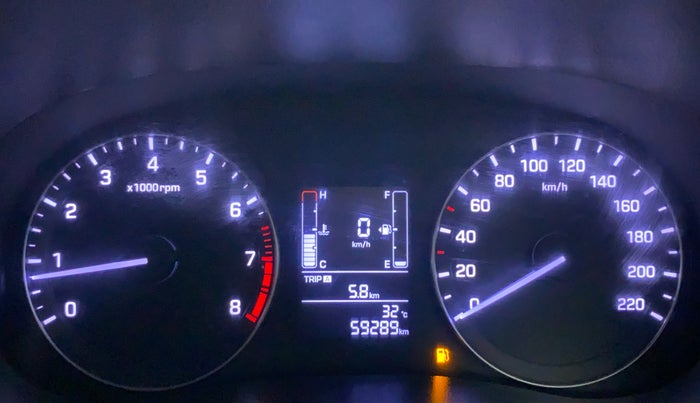2016 Hyundai Creta BASE 1.6 PETROL, Petrol, Manual, 59,289 km, Odometer Image