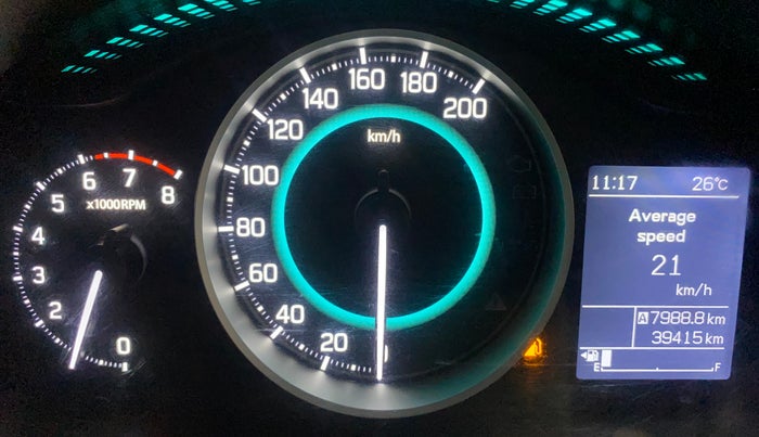 2021 Maruti IGNIS ALPHA 1.2, Petrol, Manual, 39,415 km, Odometer Image