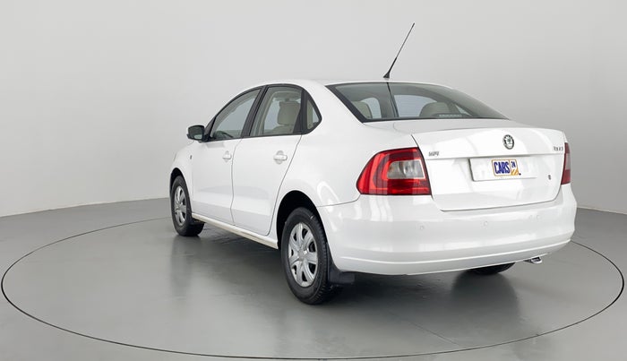 2012 Skoda Rapid AMBITION 1.6 MPFI MT, Petrol, Manual, 85,668 km, Left Back Diagonal