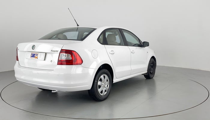 2012 Skoda Rapid AMBITION 1.6 MPFI MT, Petrol, Manual, 85,668 km, Right Back Diagonal