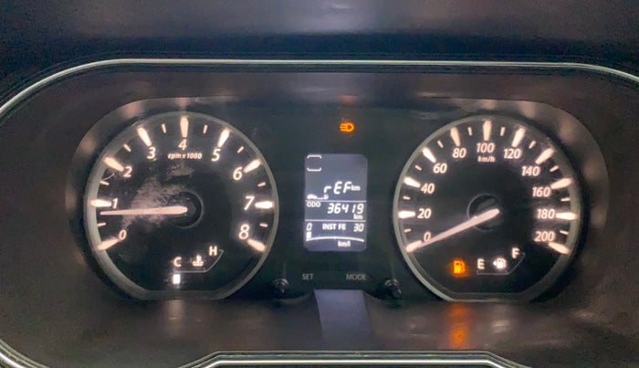 2014 Tata Zest XT PETROL, Petrol, Manual, 36,411 km, Odometer Image