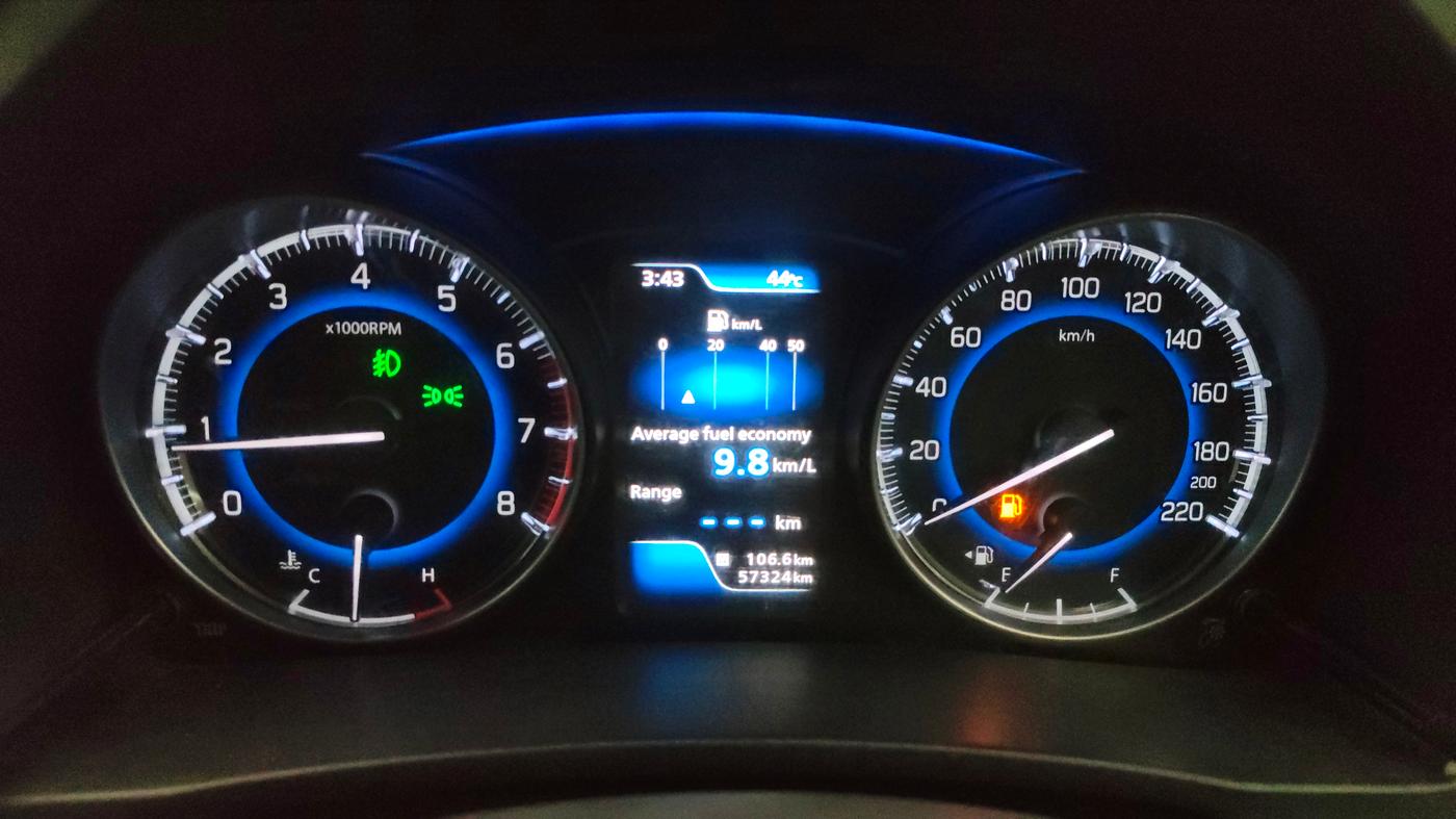 2017 Maruti Baleno ALPHA PETROL 1.2, Petrol, Manual, 57,307 km, Odometer Image