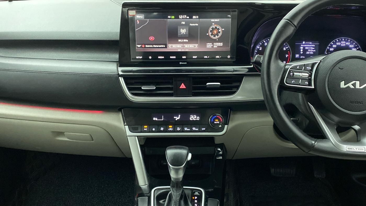 2021 KIA SELTOS HTX AT PETROL, Petrol, Automatic, 14,038 km, Air Conditioner