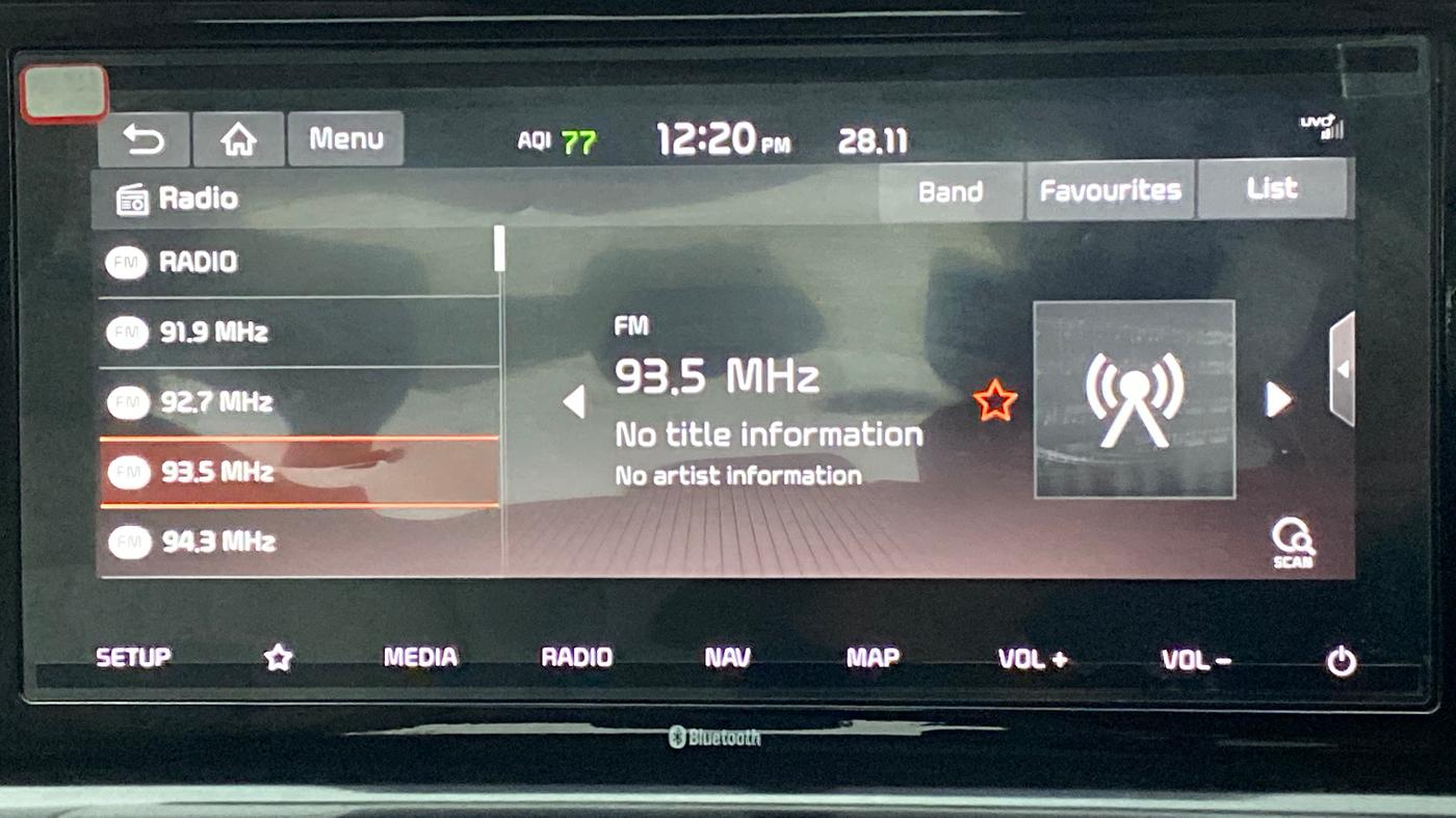 2021 KIA SELTOS HTX AT PETROL, Petrol, Automatic, 14,038 km, Infotainment System