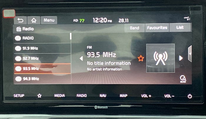 2021 KIA SELTOS HTX AT PETROL, Petrol, Automatic, 14,038 km, Infotainment System