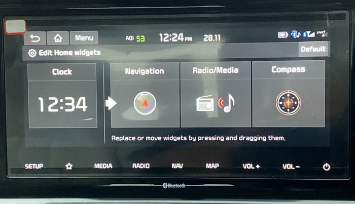 2021 KIA SELTOS HTX AT PETROL, Petrol, Automatic, 14,038 km, Touchscreen Infotainment System