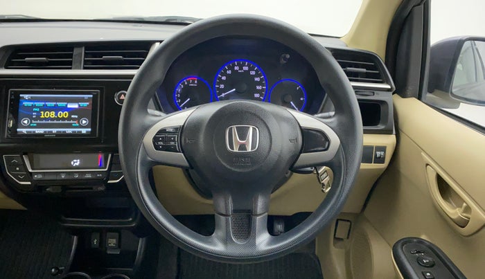 2018 Honda Amaze 1.2 S (O) MT I VTEC, Petrol, Manual, 21,301 km, Steering Wheel Close Up