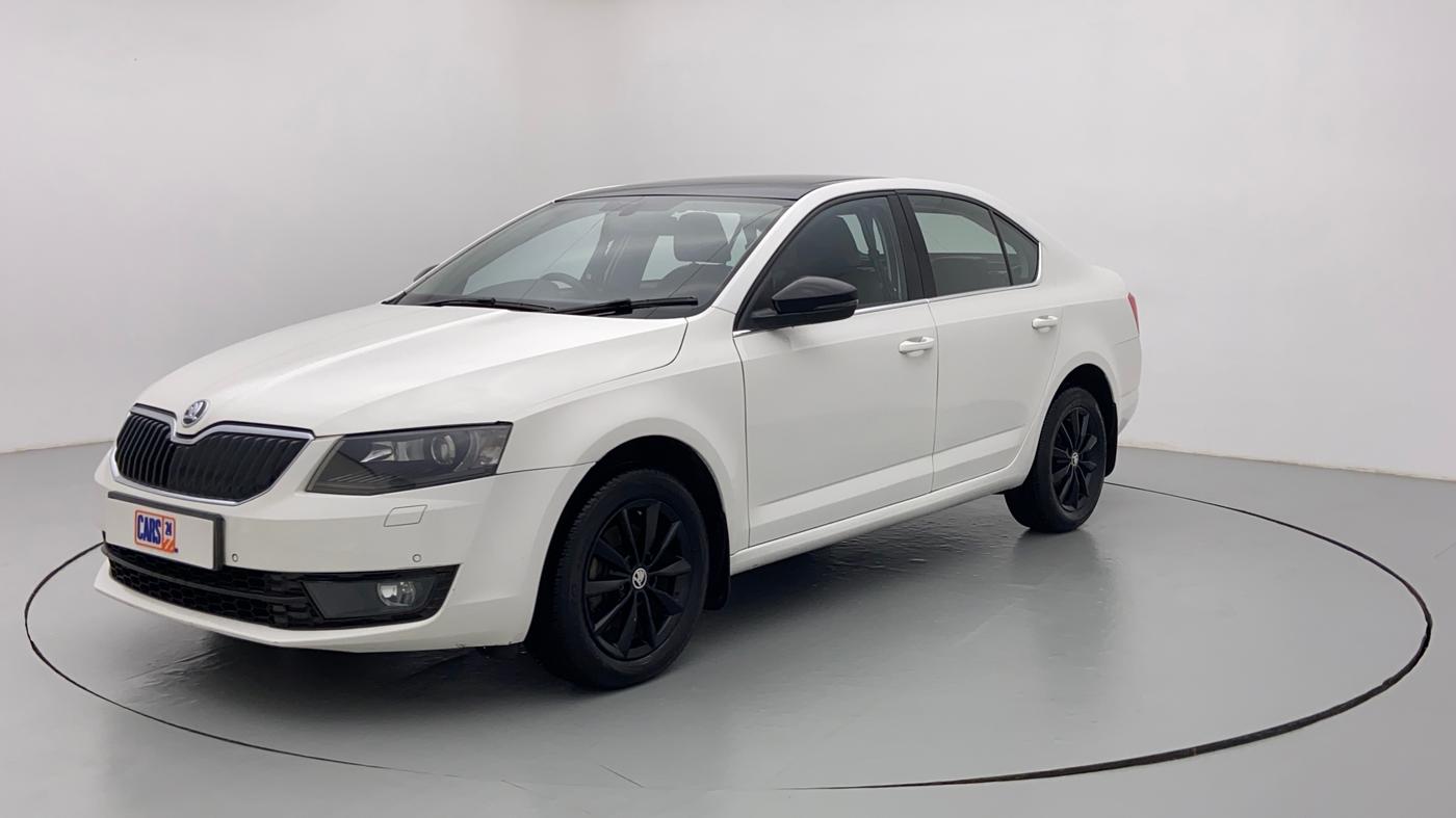 2015 Skoda Octavia ELEGANCE 2.0 TDI CR AT, Diesel, Automatic, 89,454 km, Left Front Diagonal