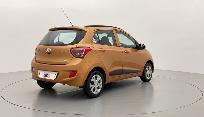 2016 Hyundai Grand i10 SPORTZ 1.2 KAPPA VTVT, Petrol, Manual, 43,428 km, Right Back Diagonal