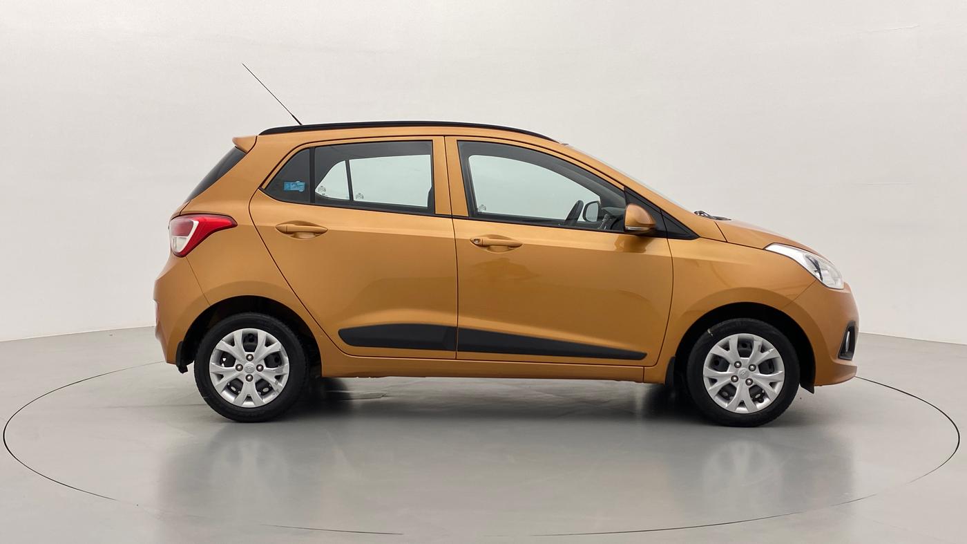 2016 Hyundai Grand i10 SPORTZ 1.2 KAPPA VTVT, Petrol, Manual, 43,428 km, Right Side View