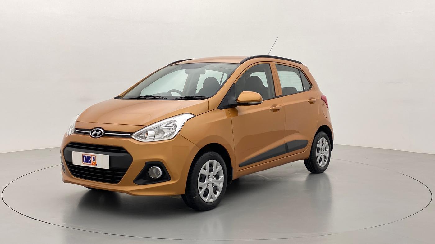 2016 Hyundai Grand i10 SPORTZ 1.2 KAPPA VTVT, Petrol, Manual, 43,428 km, Left Front Diagonal