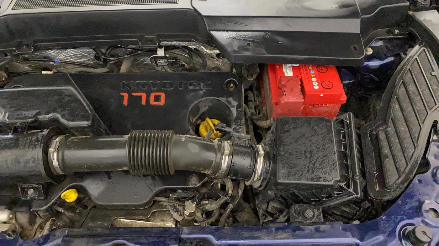 2021 Tata Safari XZA PLUS, Diesel, Automatic, 60,760 km, Engine View - Left