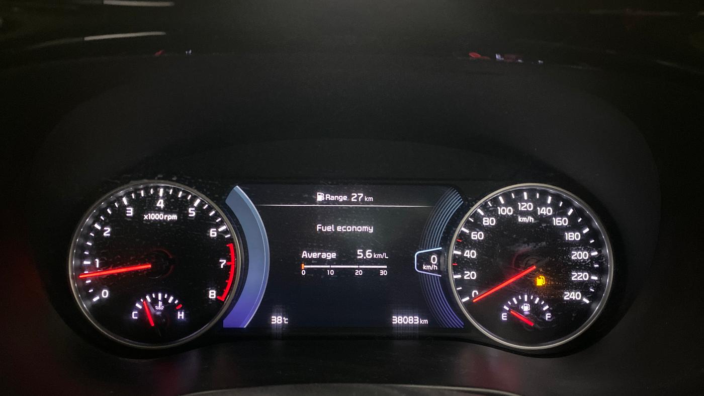 2020 KIA SELTOS GTX PLUS 1.4 PETROL, Petrol, Manual, 38,083 km, Odometer Image