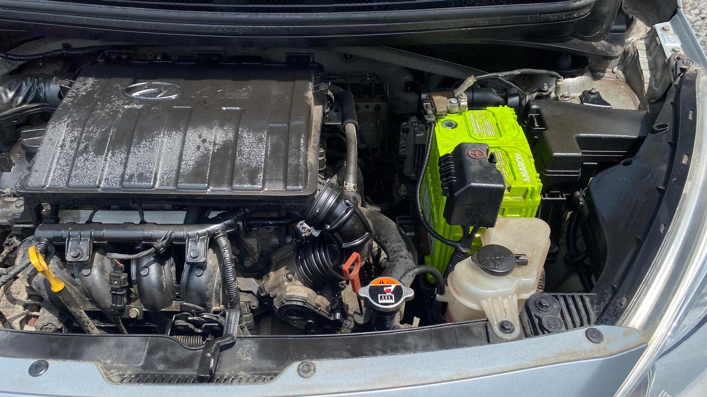 2018 Hyundai Grand i10 MAGNA AT 1.2 KAPPA VTVT, Petrol, Automatic, 25,209 km, Engine View - Left