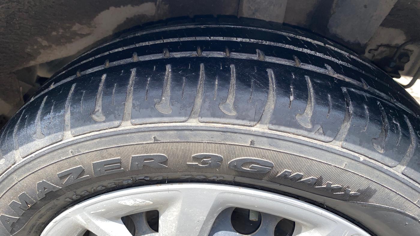 2018 Hyundai Grand i10 MAGNA AT 1.2 KAPPA VTVT, Petrol, Automatic, 25,209 km, Left Rear Tyre Tread