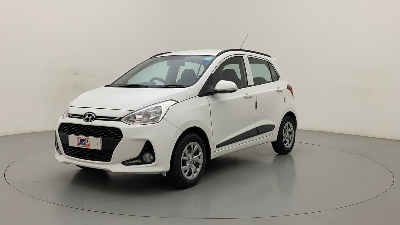 2018 Hyundai Grand i10 SPORTZ 1.2 KAPPA VTVT, Petrol, Manual, 89,538 km, Left Front Diagonal