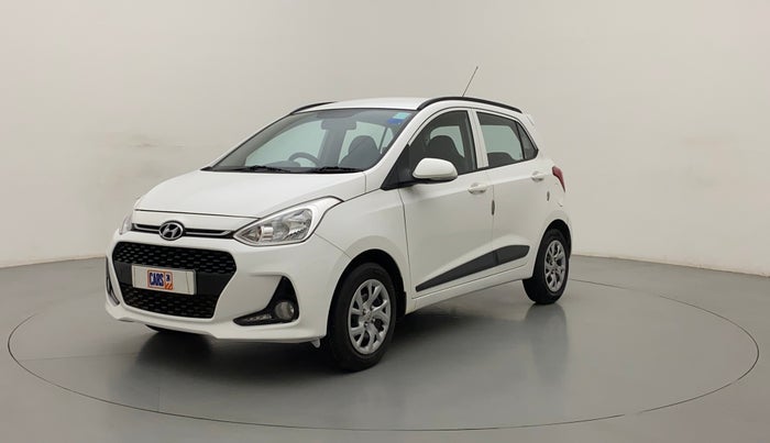 2018 Hyundai Grand i10 SPORTZ 1.2 KAPPA VTVT, Petrol, Manual, 89,538 km, Left Front Diagonal