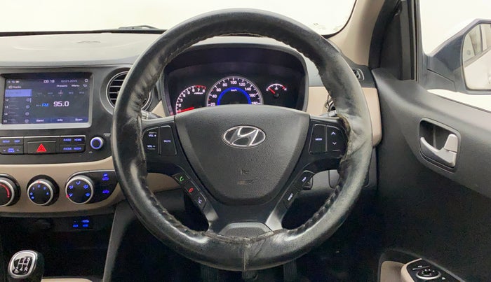2018 Hyundai Grand i10 SPORTZ 1.2 KAPPA VTVT, Petrol, Manual, 89,538 km, Steering Wheel Close Up