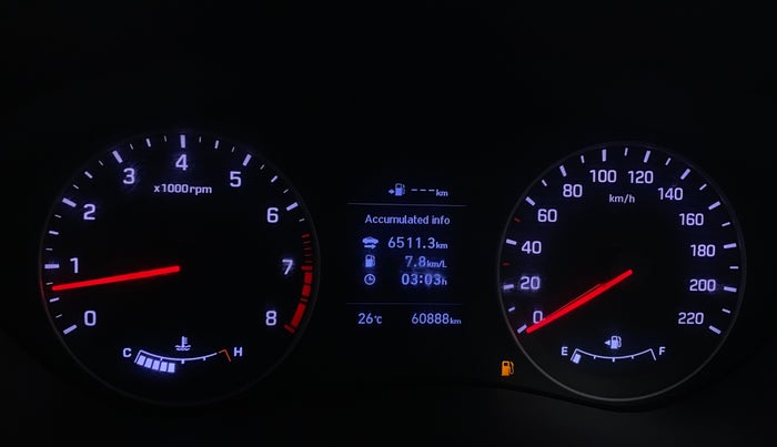 2018 Hyundai Elite i20 ASTA 1.2 (O), Petrol, Manual, 60,857 km, Odometer Image