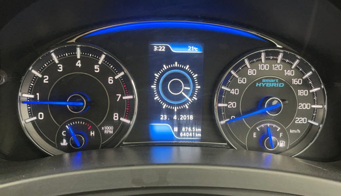 2019 Maruti Ciaz ALPHA 1.5 SHVS PETROL, Petrol, Manual, 64,037 km, Odometer Image